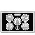 US Proof Set America the Beautiful Silver Quarters Without Box 2013